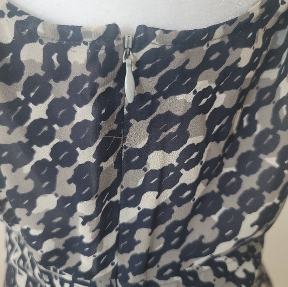 Banana Republic blues and gray polyester dress - Picture 3 of 6